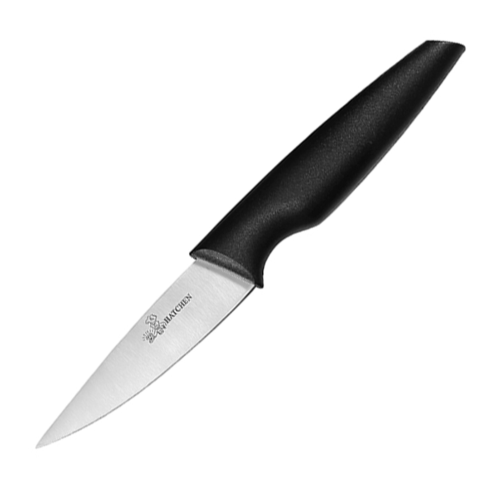 Black plastic handle kitchen knives - Image 5
