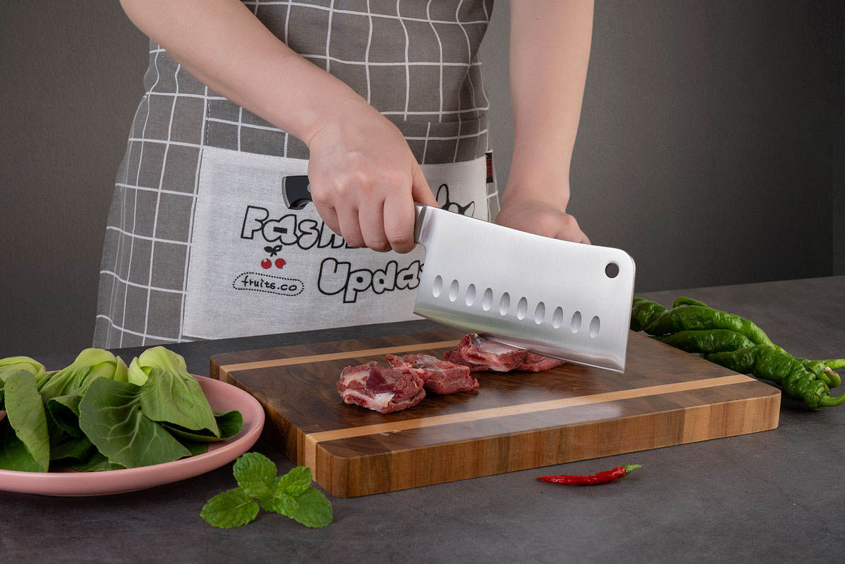 Chinese cleaver knife with ABS handle - Image 3