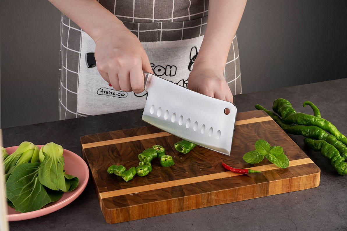 Chinese cleaver knife with ABS handle - Image 5