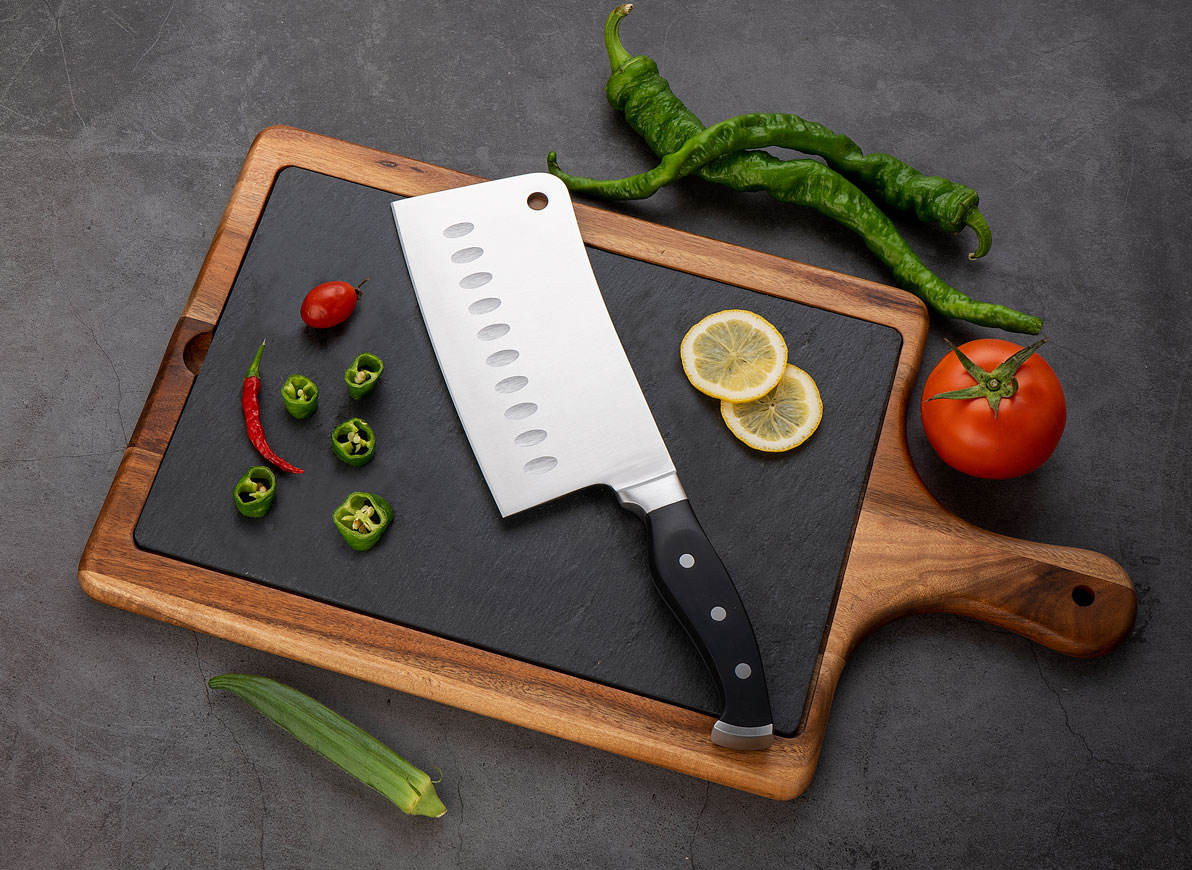 Chinese cleaver knife with ABS handle - Image 7