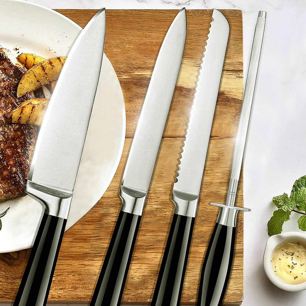 AYO-AH19 Professional Kitchen Knife with ABS wood Handle - Image 2