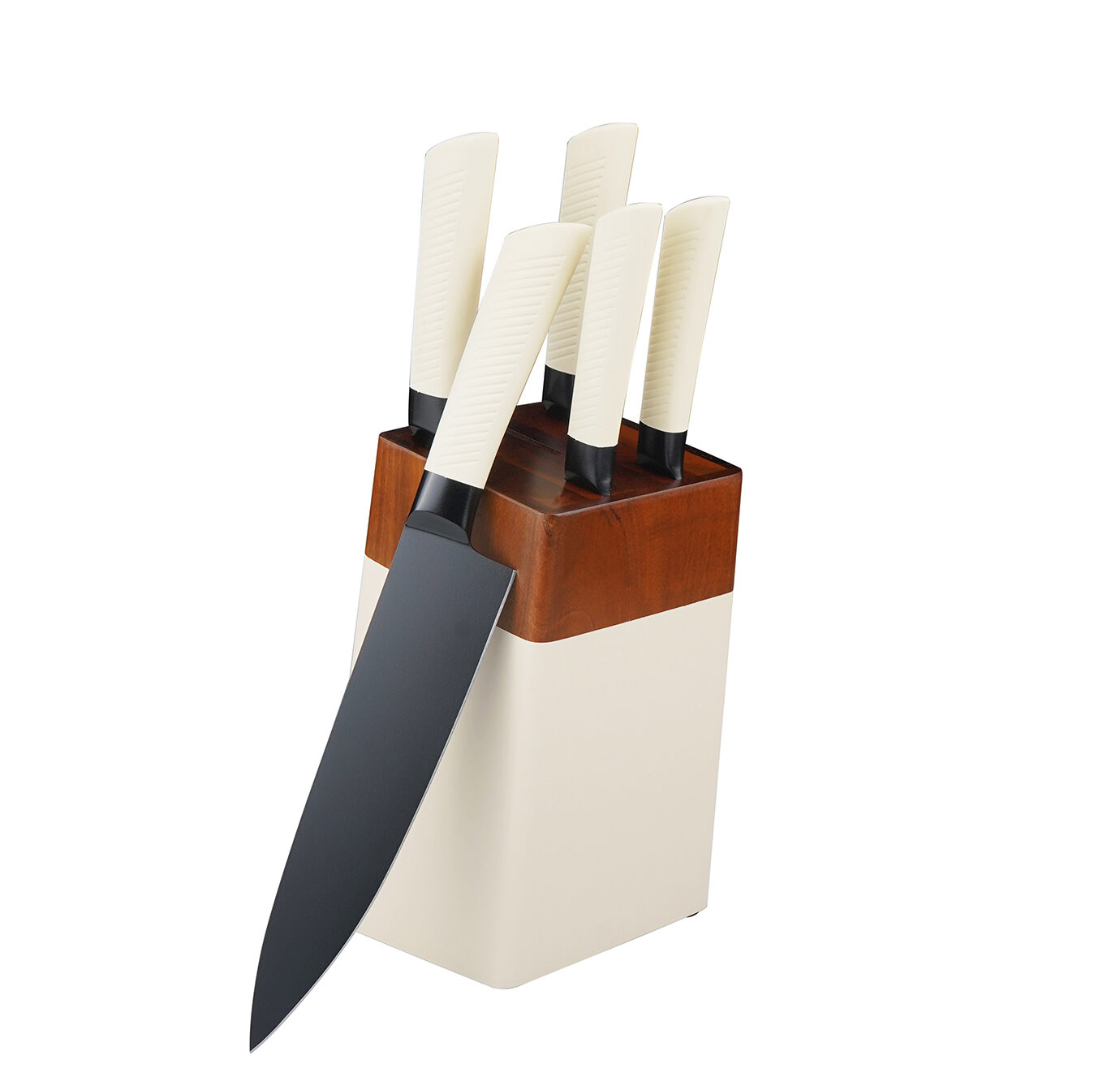 AYO-BH03 6 pieces kitchen knife set chef knives with white handle