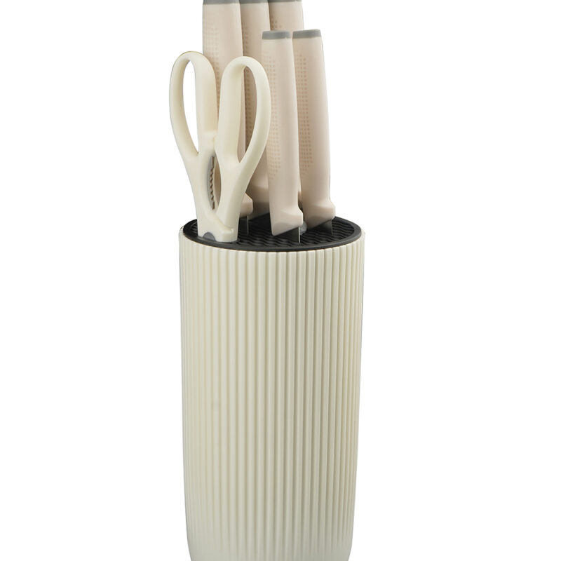 AYO-D56 New Design 7 pieces kitchen knife set with plastic handle