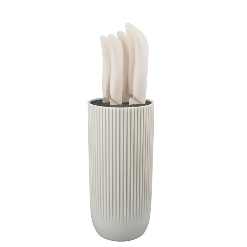 AYO-D85 New design 6 pieces kitchen knife set with plastic handle series