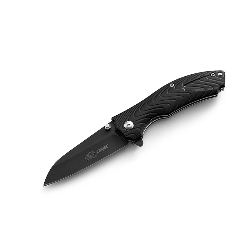 AYO-0249B Semi-Automatic Folding Knife with aluminum handle