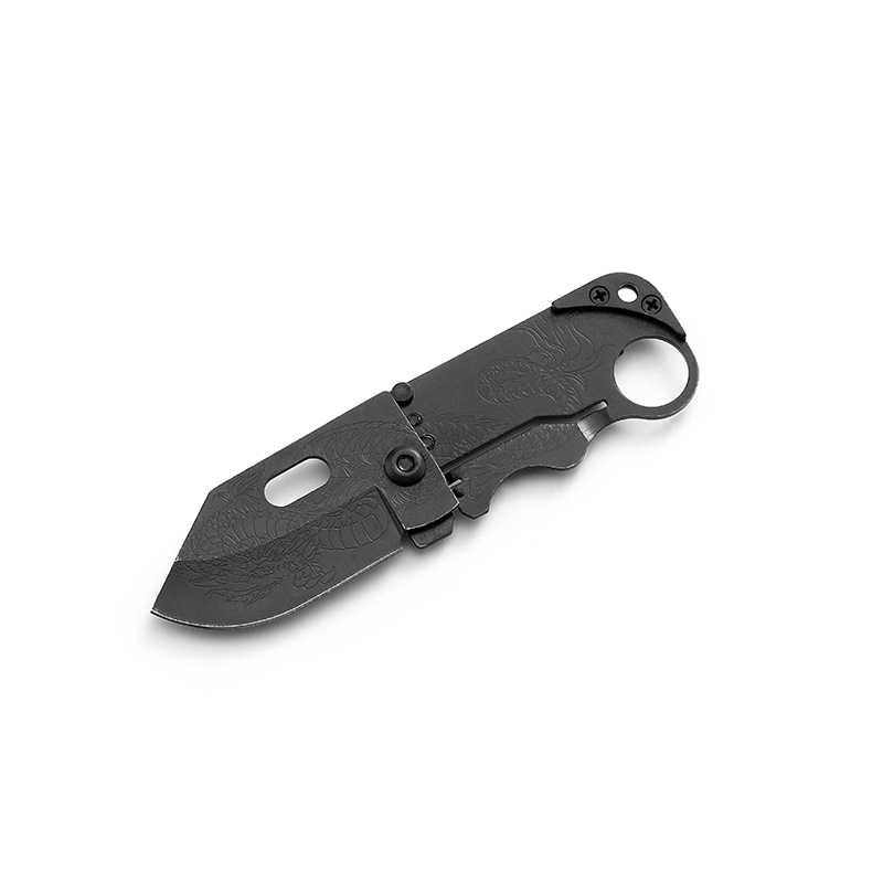 AYO-238B Small folding knife with black color