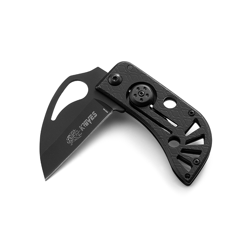 AYO-518B Black stainless steel folding knife