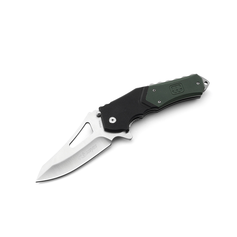 AYO-593A_Tactical folding knife with G10 handle