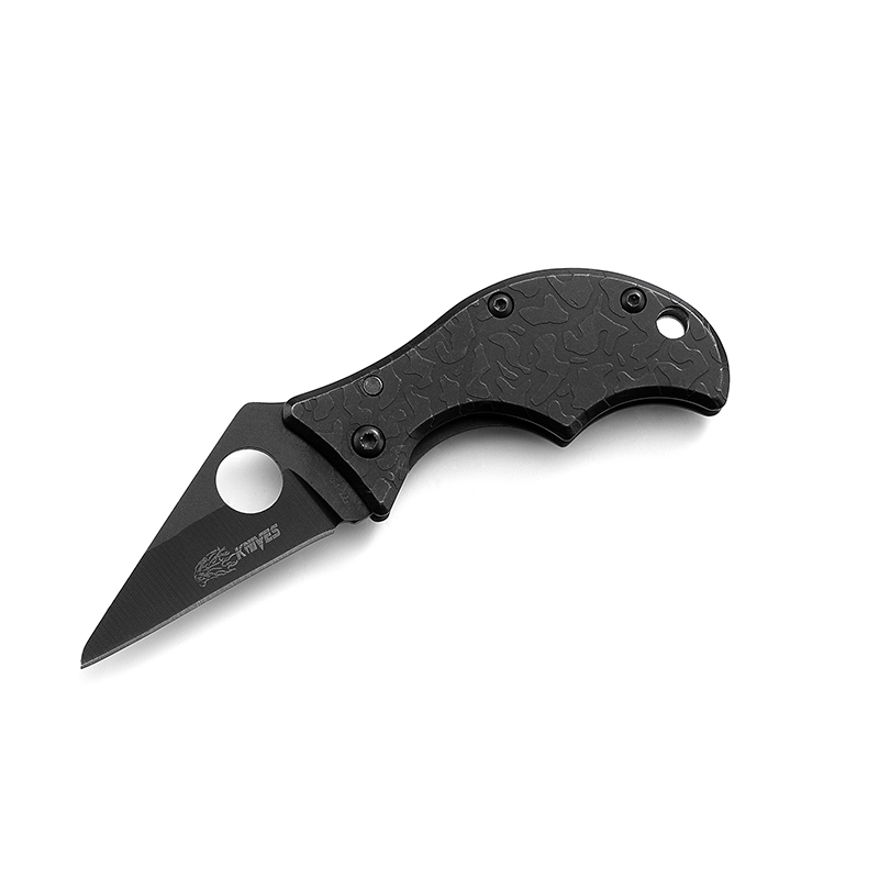 AYO-718B_Black folding knife for everyday carry