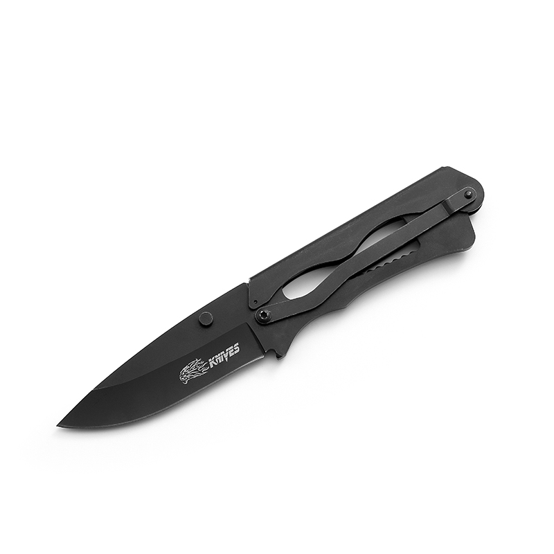 AYO-S021B Black multi-function fixed knife