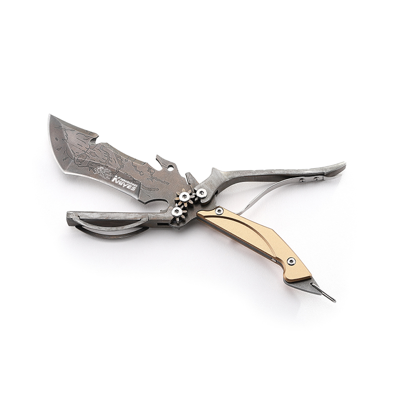 AYO-KK77G Multi-function hunting knife with Scissors function