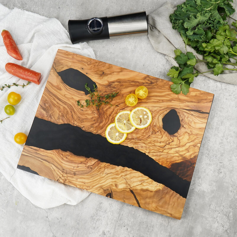 AYO-JX006-RW Resin Cheese Board Wood Resin Chopping Boards