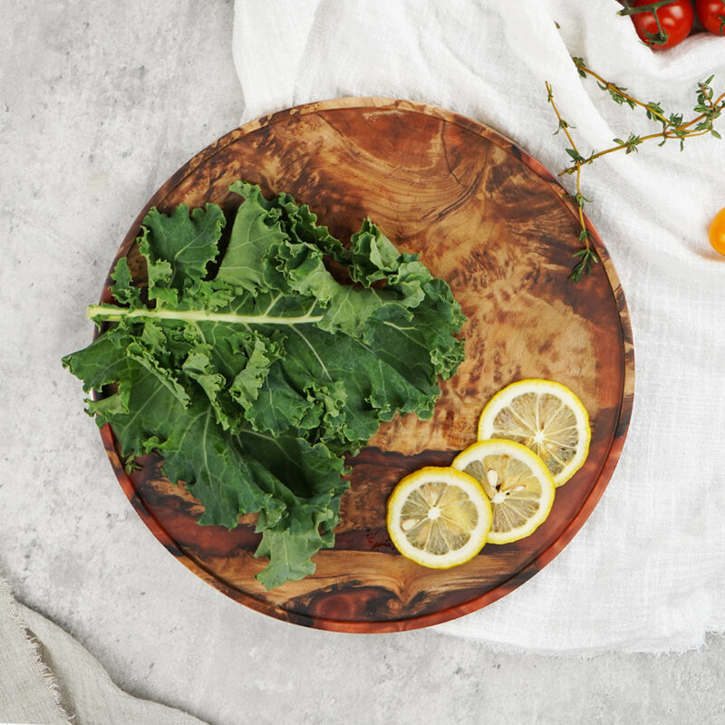 AYO-JX008-RW Resin Cutting Board Dinner Plates Wood Cheese Charcuterie Board