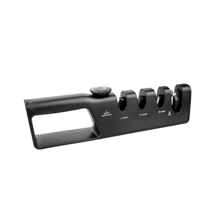 AYO-HT06-BL Multifunctional 4-in-1 Knife Sharpener Kitchen Knife Accessories to Repair Grind Polish Blade Knife Sharpening Tool