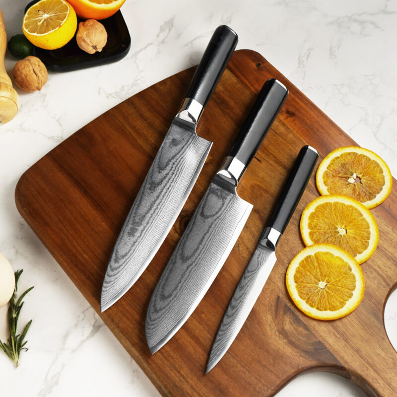 AYO-SXL-VG01 Damascus Knives Set