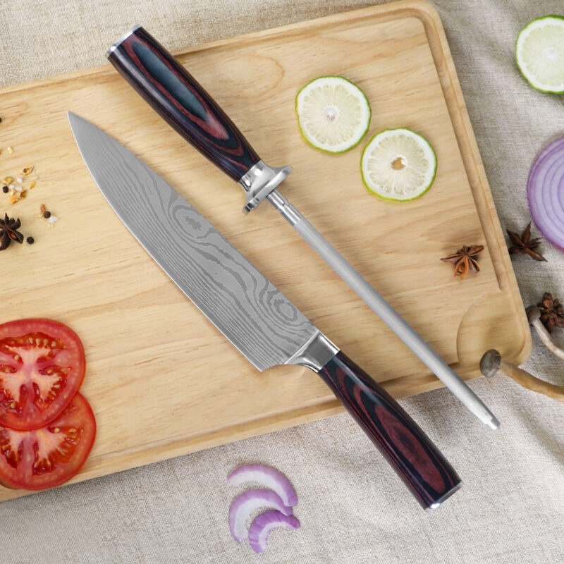 AYO-WD02-SH Damascus Knife